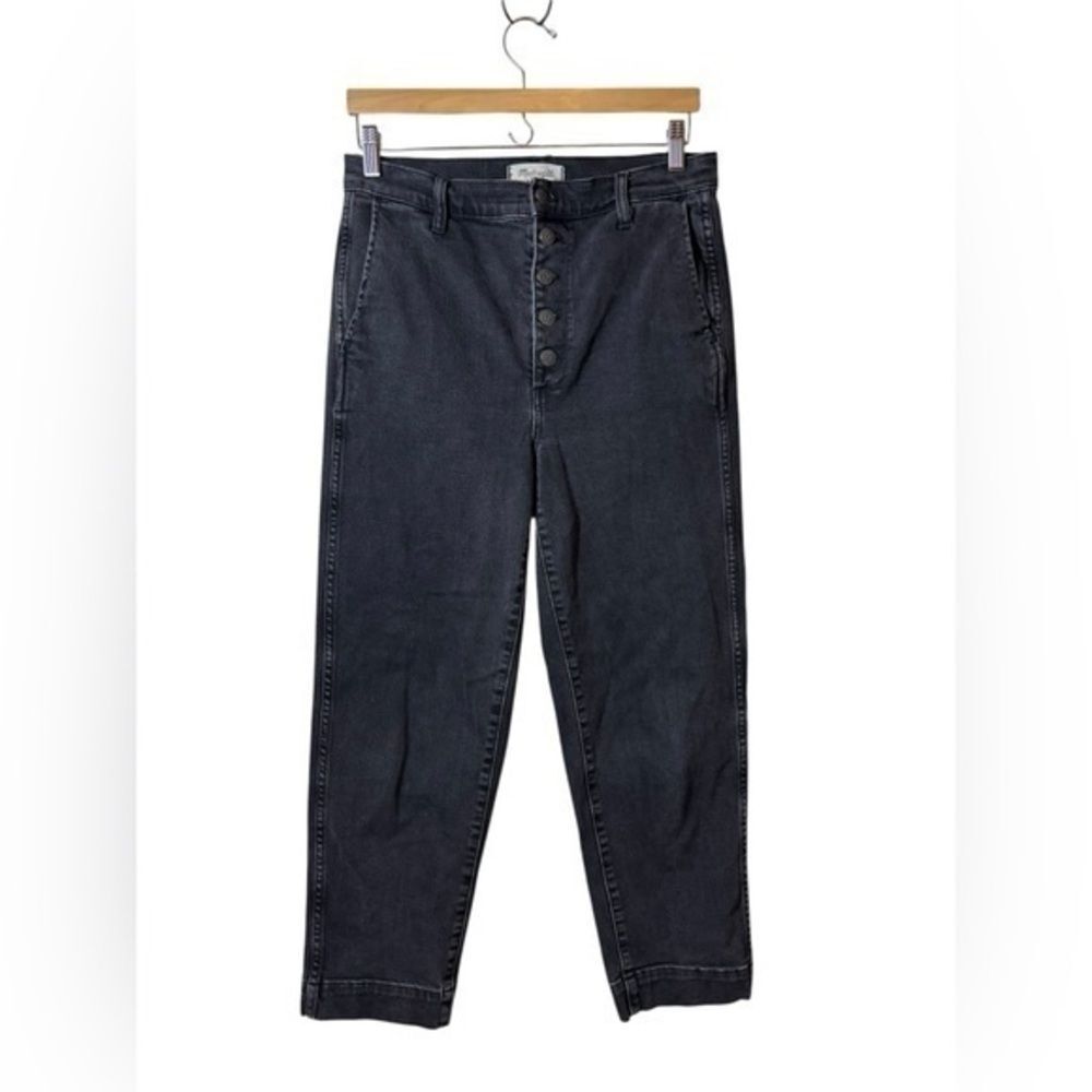 MADEWELL l denim black jeans button fly 29